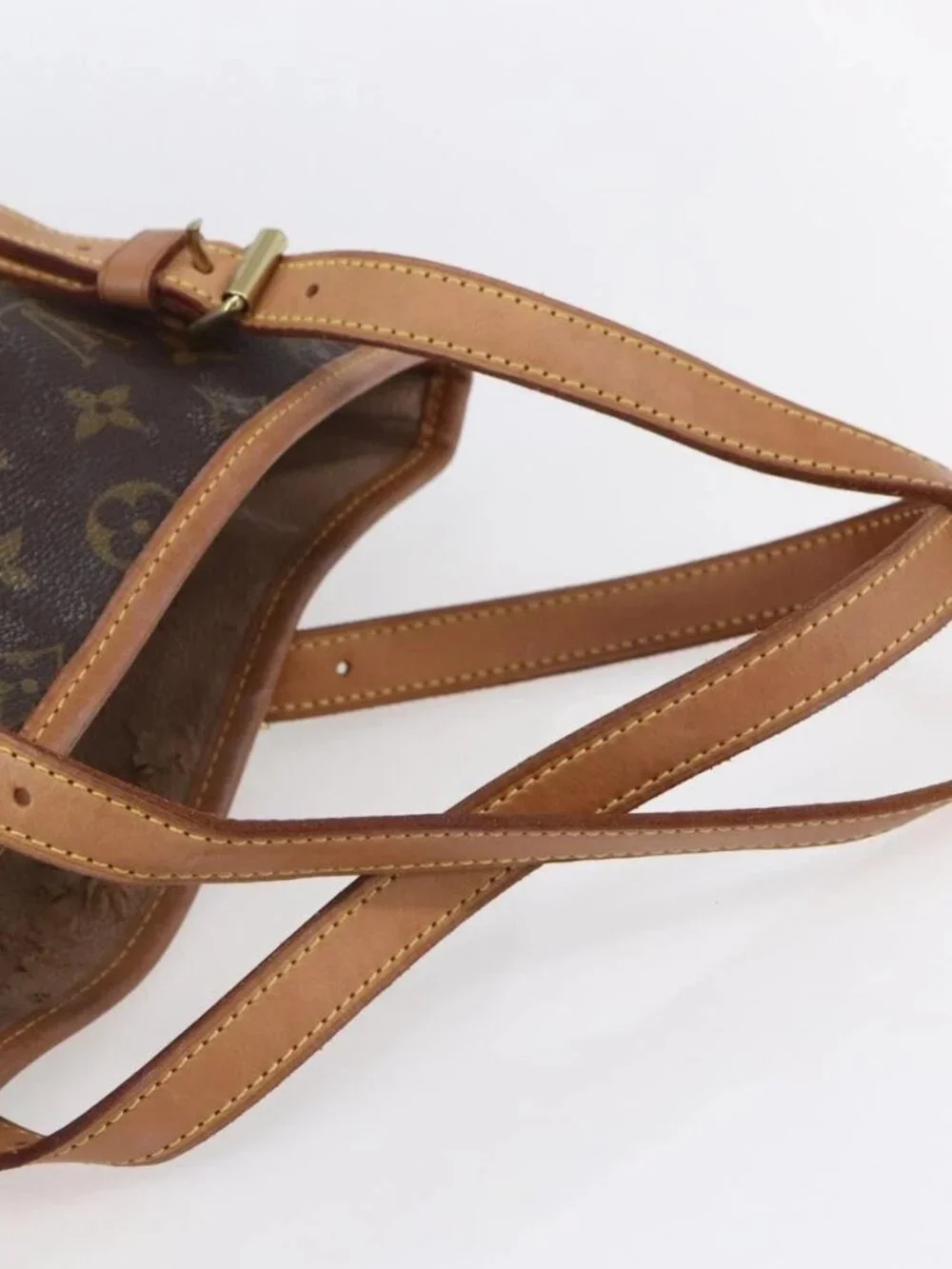LOUIS VUITTON Monogram Bucket GM Shoulder Bag M42236 LV Auth 153920